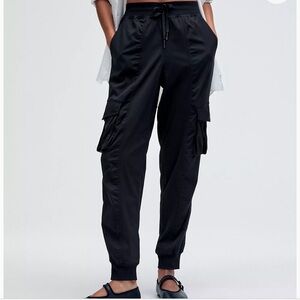 Lululemon Black Cargo Jogger Pants